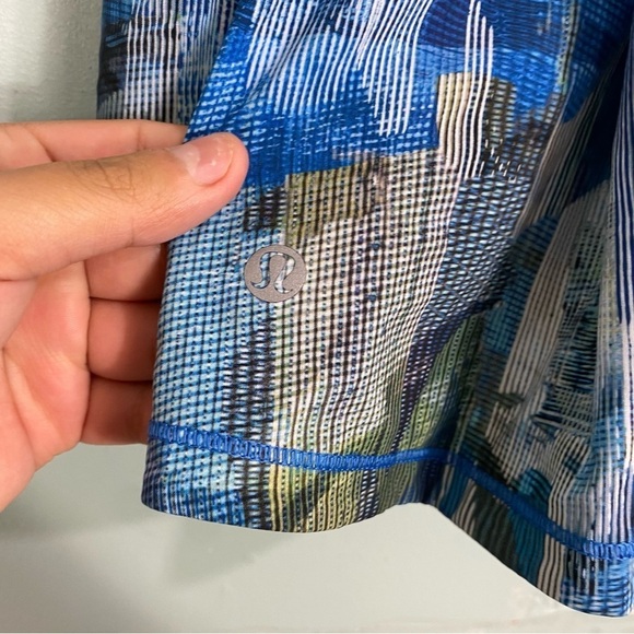Lululemon Pace Rival Skort Skirt Blue Camo Tennis Athletic Sz 4 - Picture 3 of 4